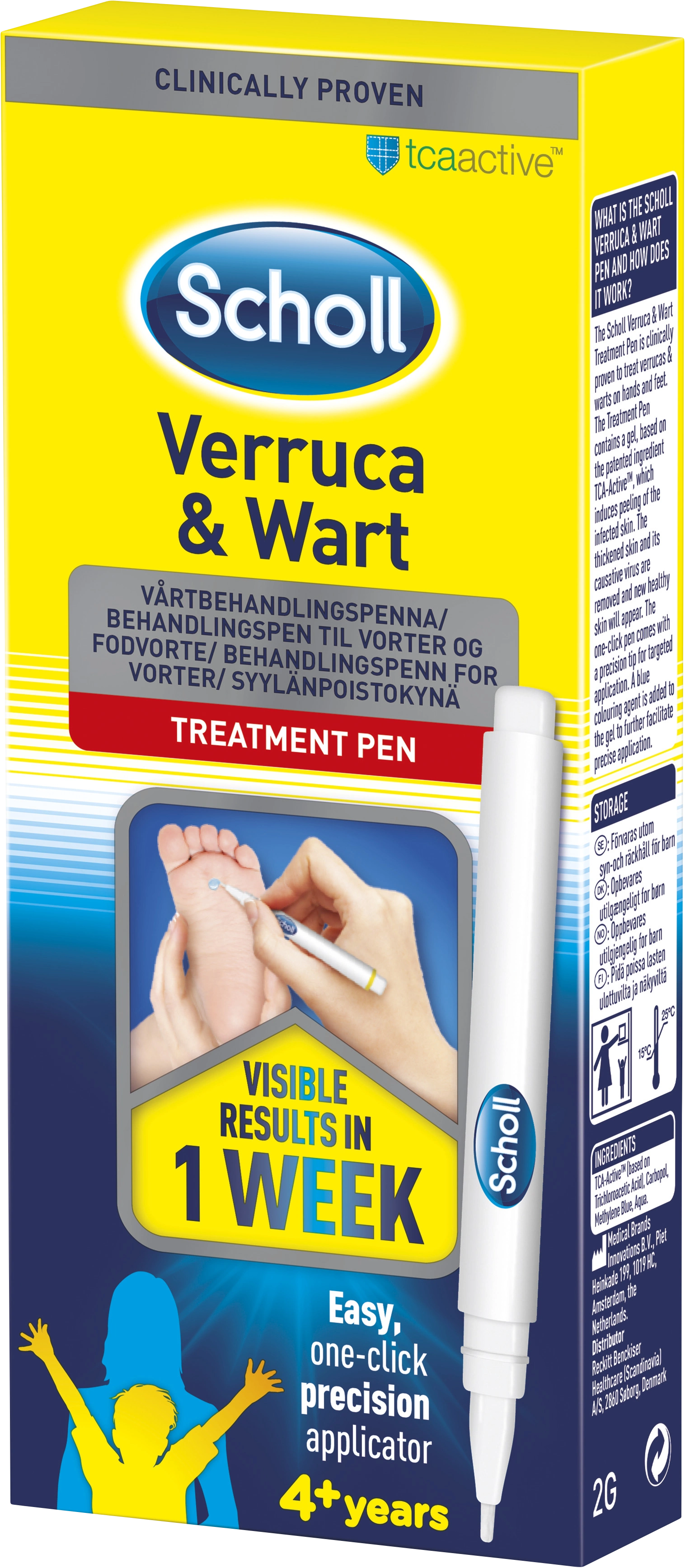 Scholl Vårtbehandlingspenna 2 ml - Fotvårtor