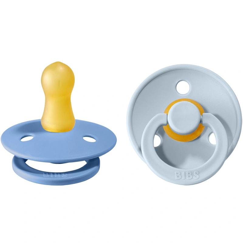 BIBS Napp Sky Blue / Baby Blue 0-6 månader 2-pack - Nappar