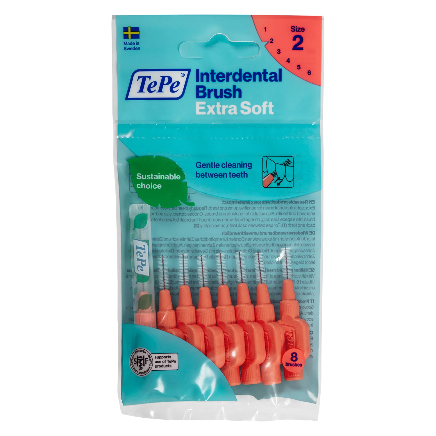 TePe mellanrumsborste extra mjuk 0,5 mm - Mellanrumsborstar