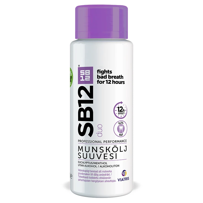 SB12 Duo Munskölj 250 ml - Bakteriedödande munskölj