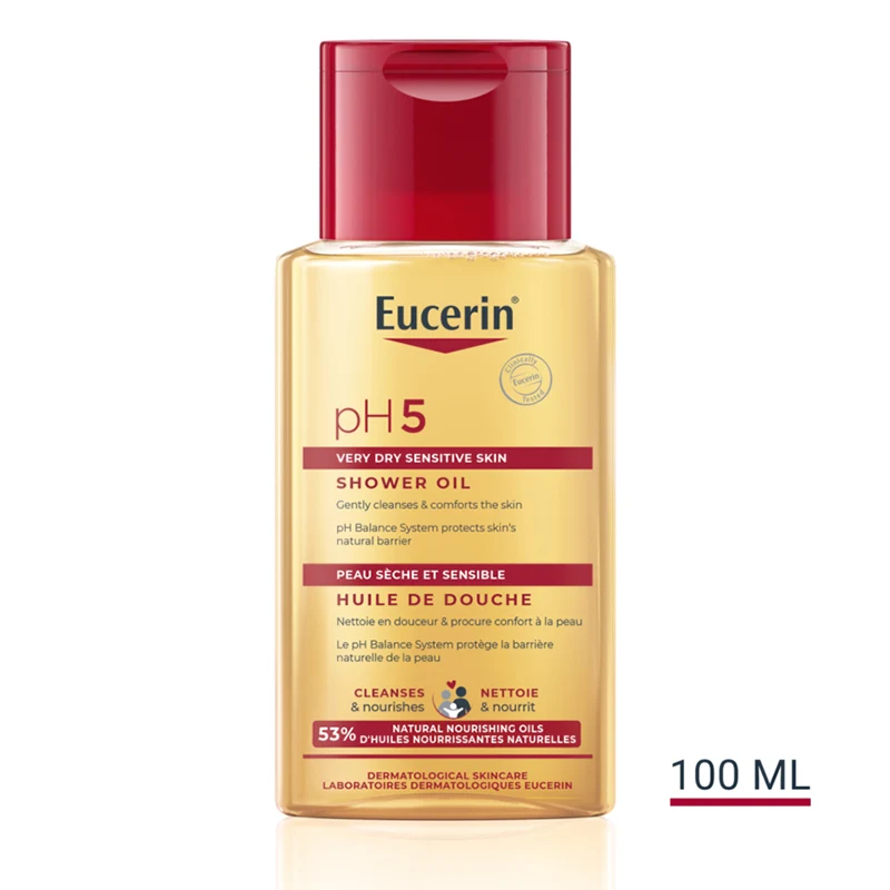 Eucerin pH5 Shower Oil Travel Size 100 ml - Duscholja