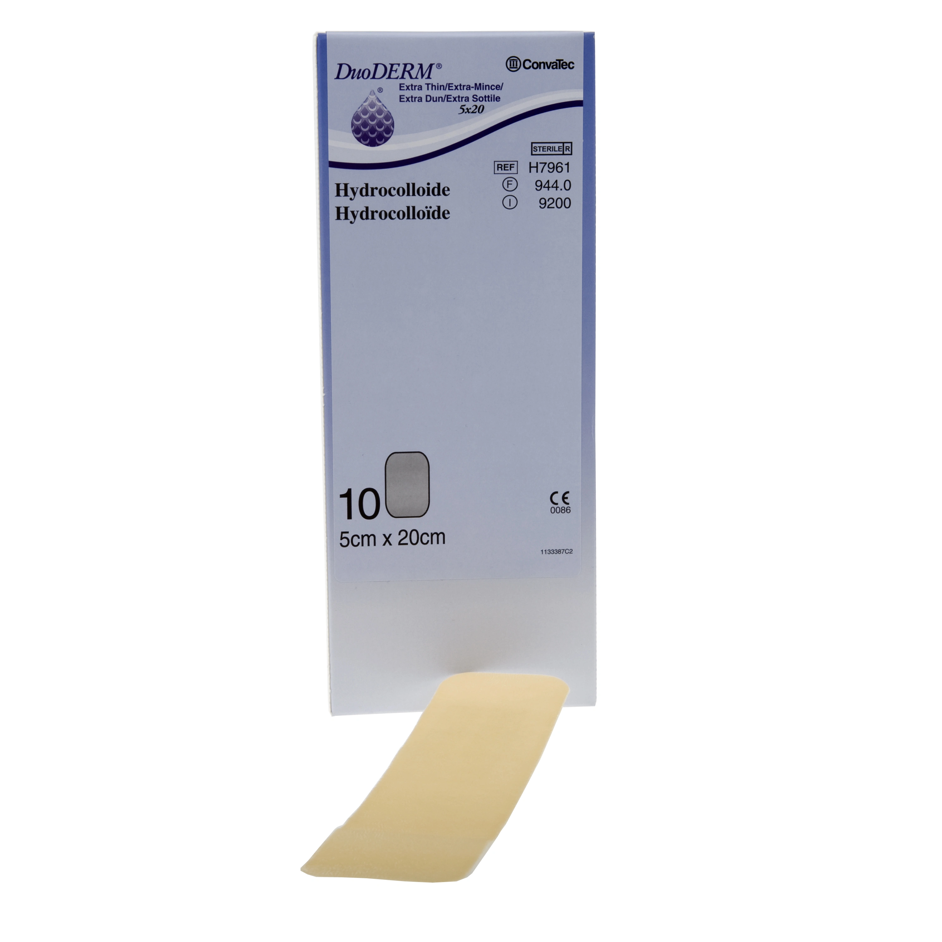 DuoDERM extra tunn hydroactive bandage 5 cm x 20 cm 10 st - Förband