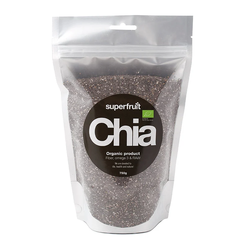 Superfruit Chia Seeds EKO 750 g - Müsli, flingor & gryn