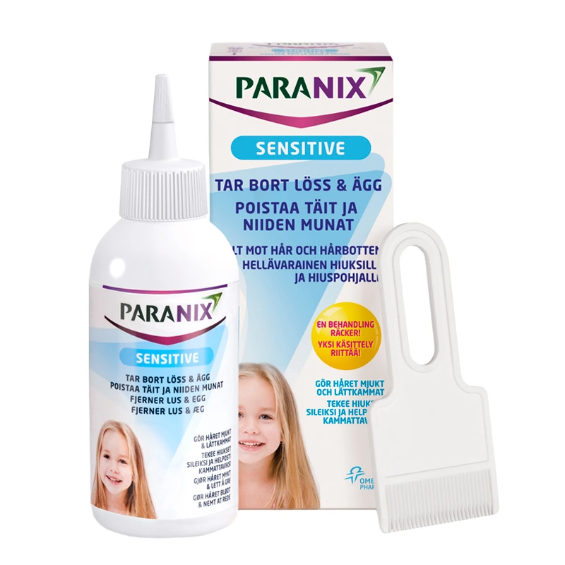 Paranix Sensitive lösning 150 ml - Lusschampo för barn