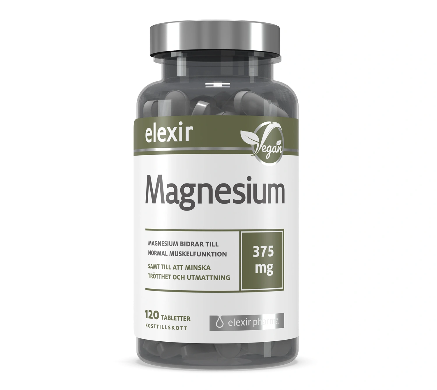 Elexir Magnesium 375 mg 120 tabletter - Magnesium