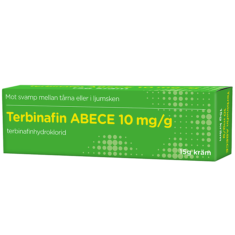 Terbinafin ABECE Kräm 10mg/g Tub 15g - Fotsvamp