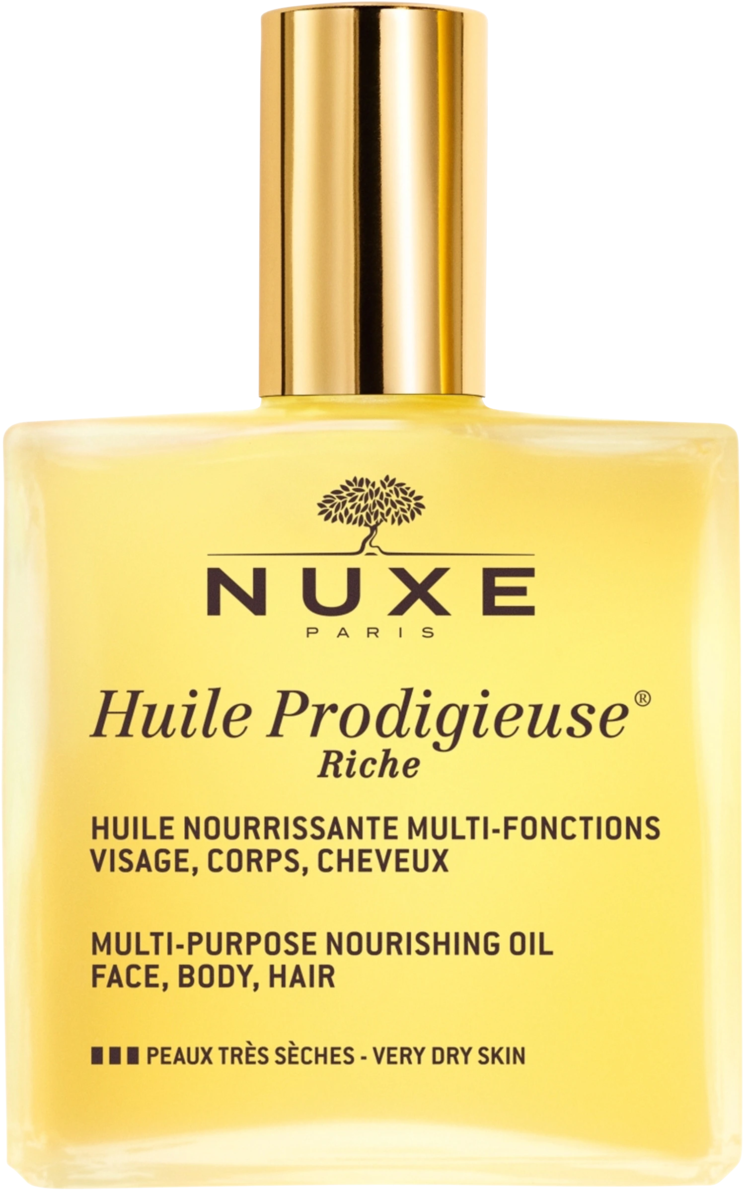 NUXE Huile Prodigieuse Nourishing Oil Riche 100 ml - Hårolja utan silikon