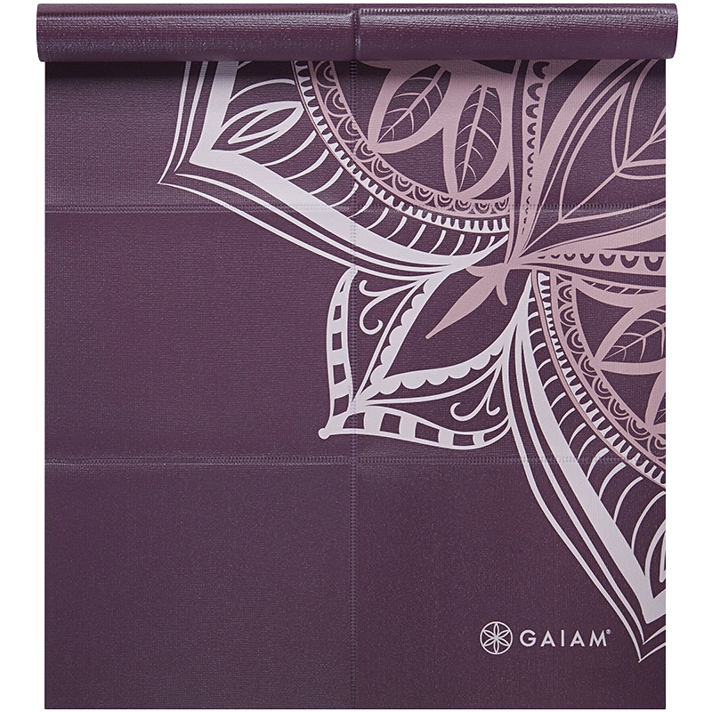 Gaiam Foldable Cranberry Point Yoga Mat 2 mm - Yogamattor