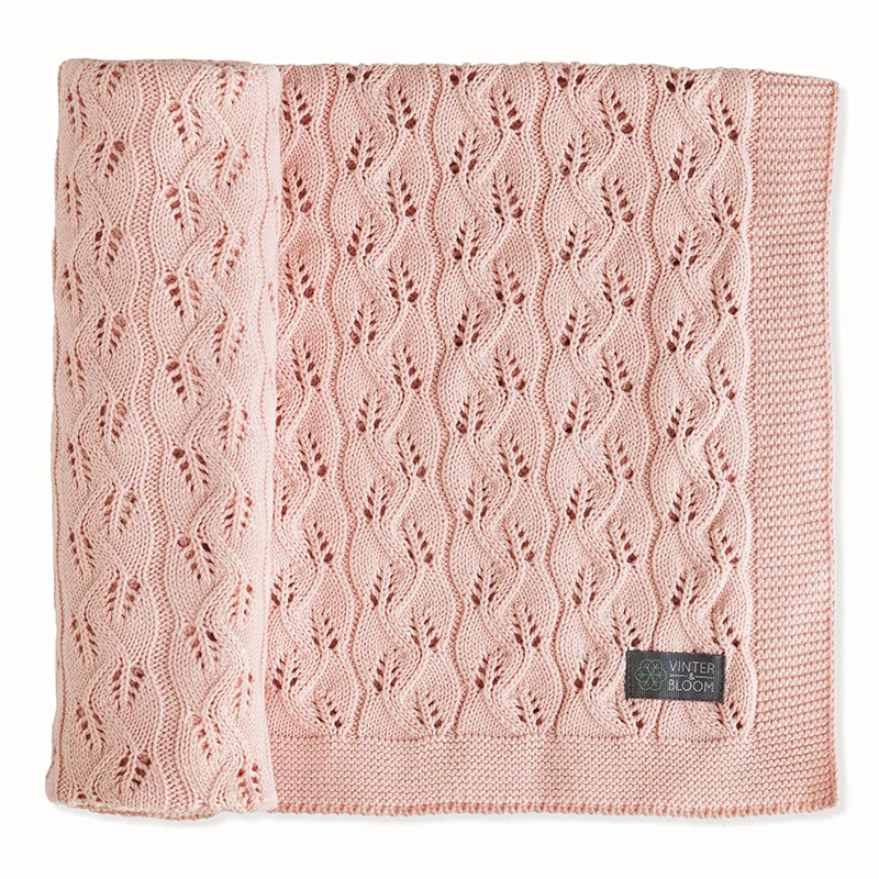 Vinter & Bloom Filt Moment EKO Cloud Pink - Babyfiltar