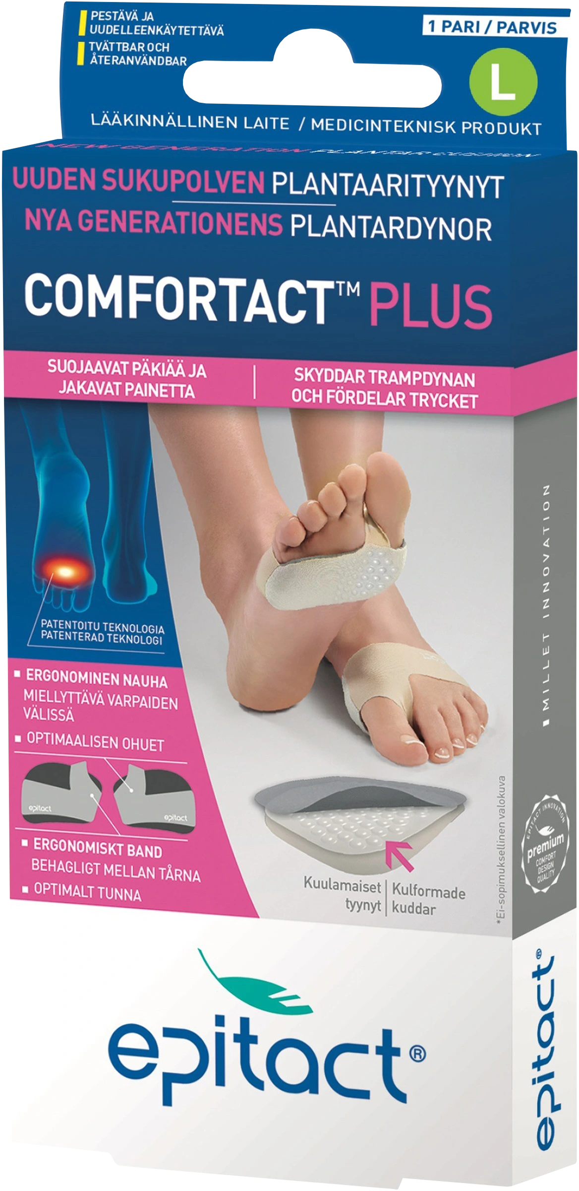 Epitact Comfortact Plus 2 st L - Skosulor & skoinlägg
