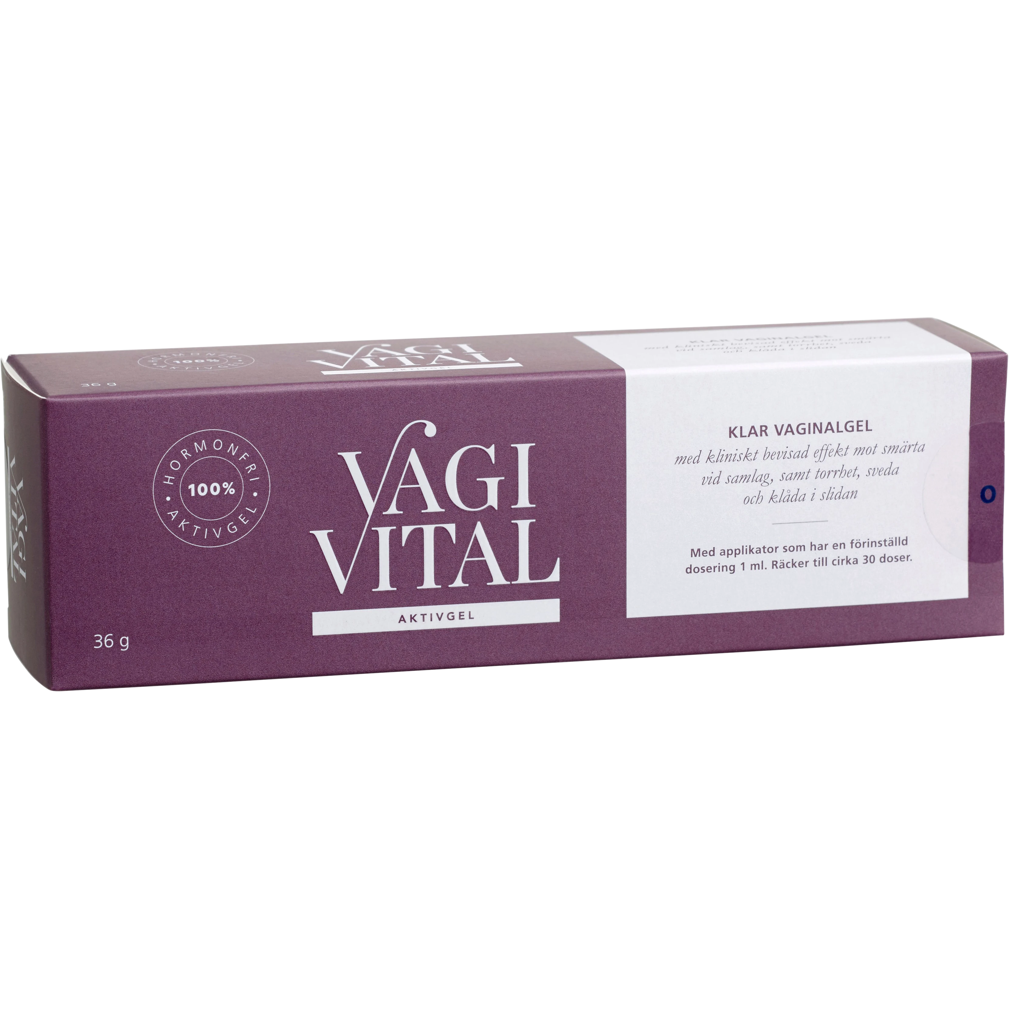 VagiVital Aktivgel 36 g (cirka 30 doser) - Torra slemhinnor