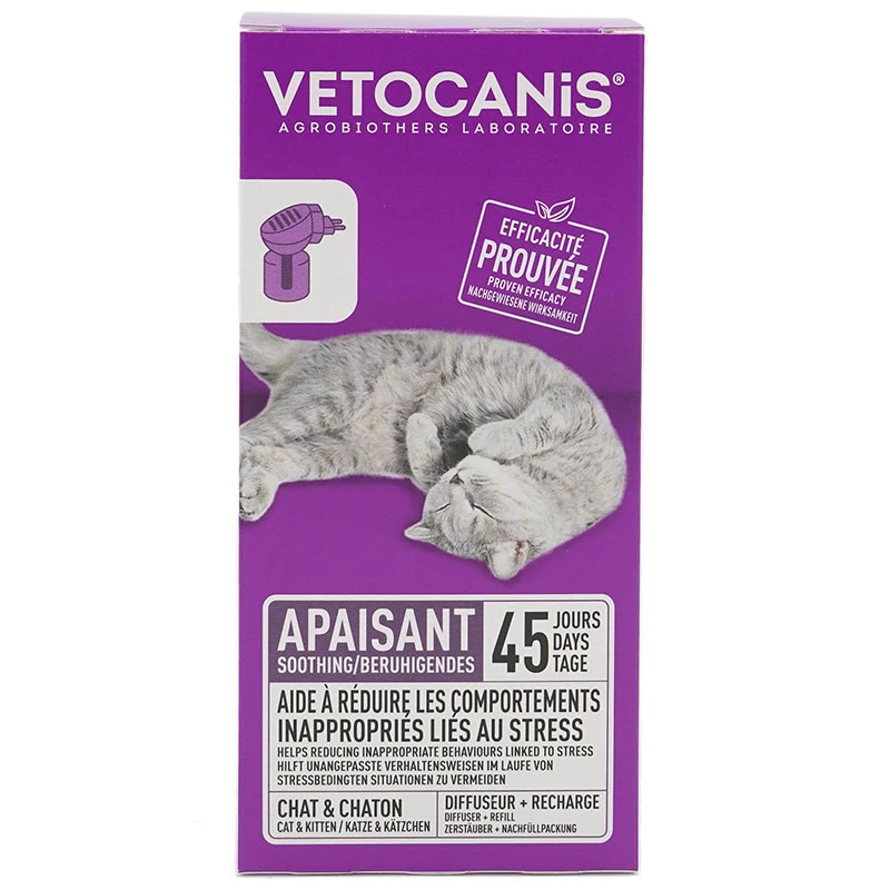 Vetocanis Doftavgivare Feromon Katt 48 ml - Rädsla & oro hos katt