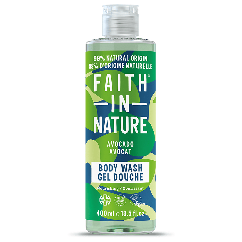 Faith in Nature Body Wash Avocado 400 ml - Duschkräm & duschtvål