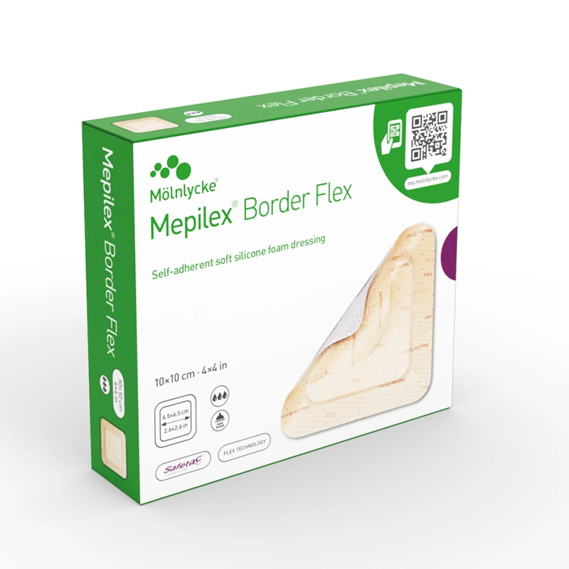 Mepilex Border Flex 10x10cm 2st - Förband