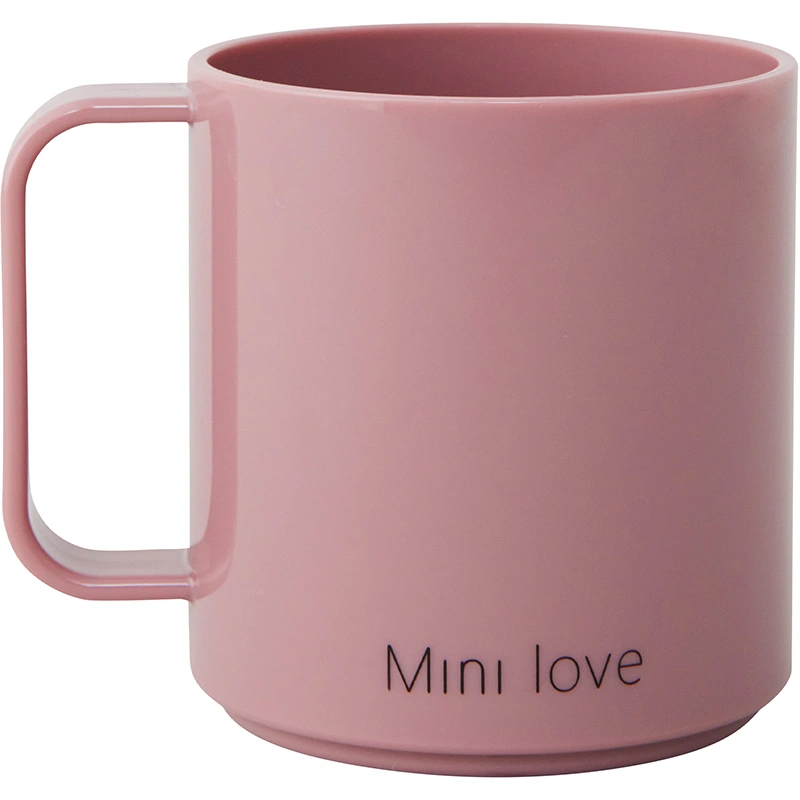 Design Letters Mini Love cup with handle 175ml Ash Rose - Pipmuggar & dricksflaskor