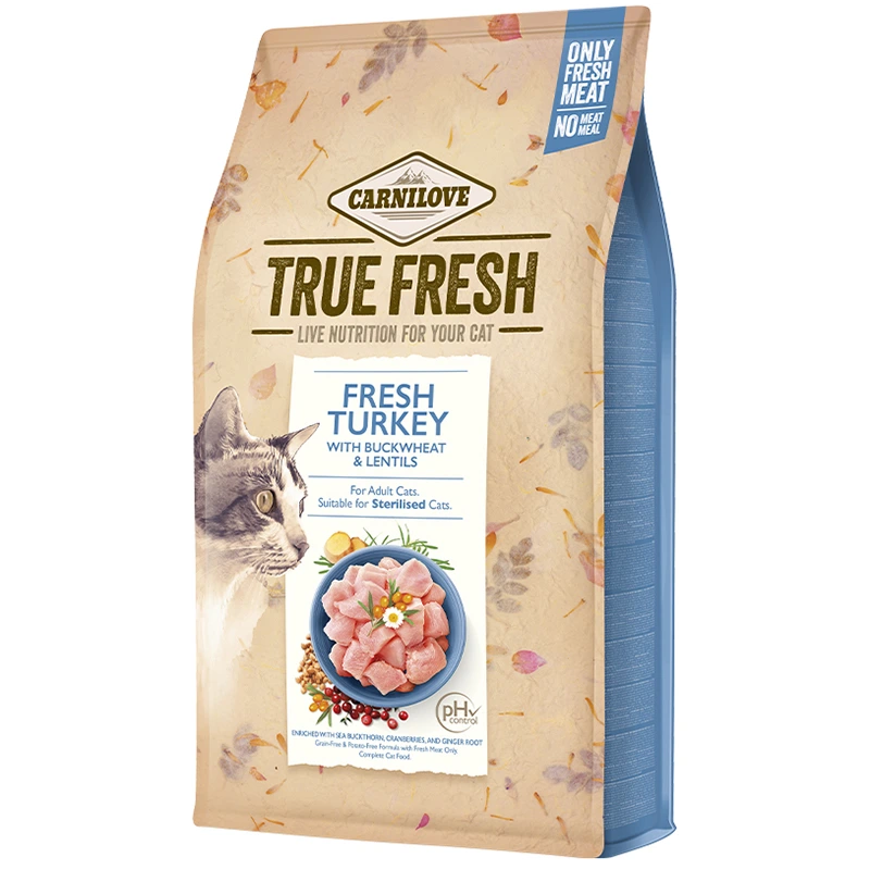 Carnilove True Fresh Cat Turkey 4,8 kg - Kattfoder & fodertillskott