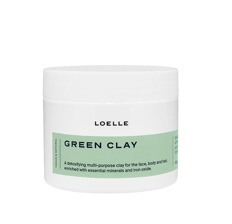 Loelle Moroccan Rhassoul Clay Green Combination Skin 150 g - Veganska produkter