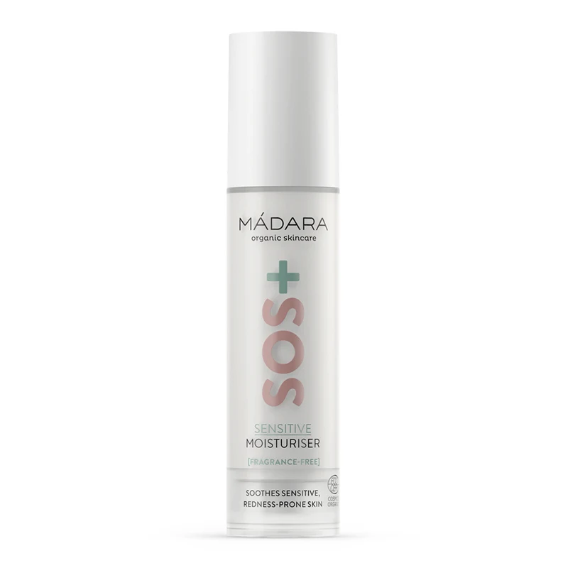 Mádara SOS+ Sensitive Moisturiser 50ml - Återfuktande ansiktskräm