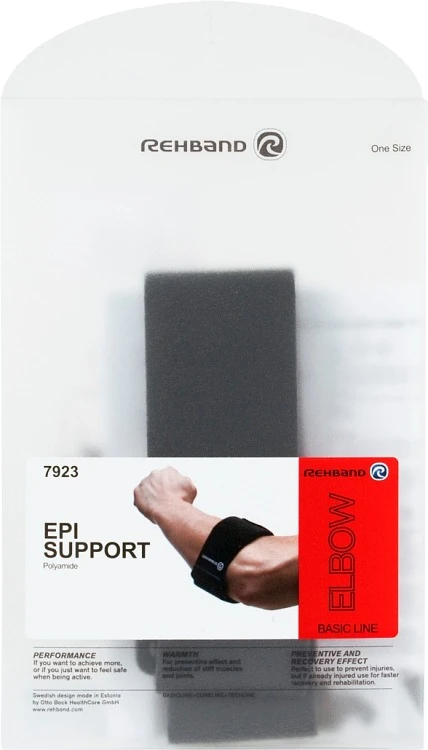 Rehband UD Tennis Elbow Strap Svart - Skydd & ledstöd