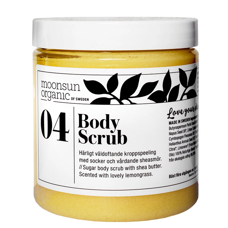 Moonsun Organic of Sweden Body Scrub 250 ml - Peeling & skrubb