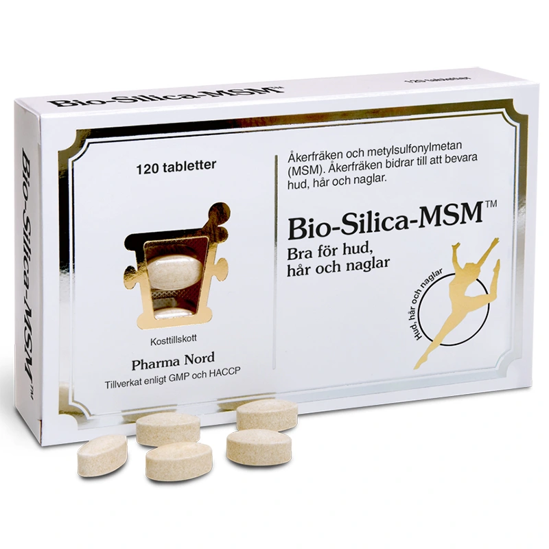 Pharma Nord Bio-Silica-MSM 120 st - Kosttillskott för hår, hud & naglar