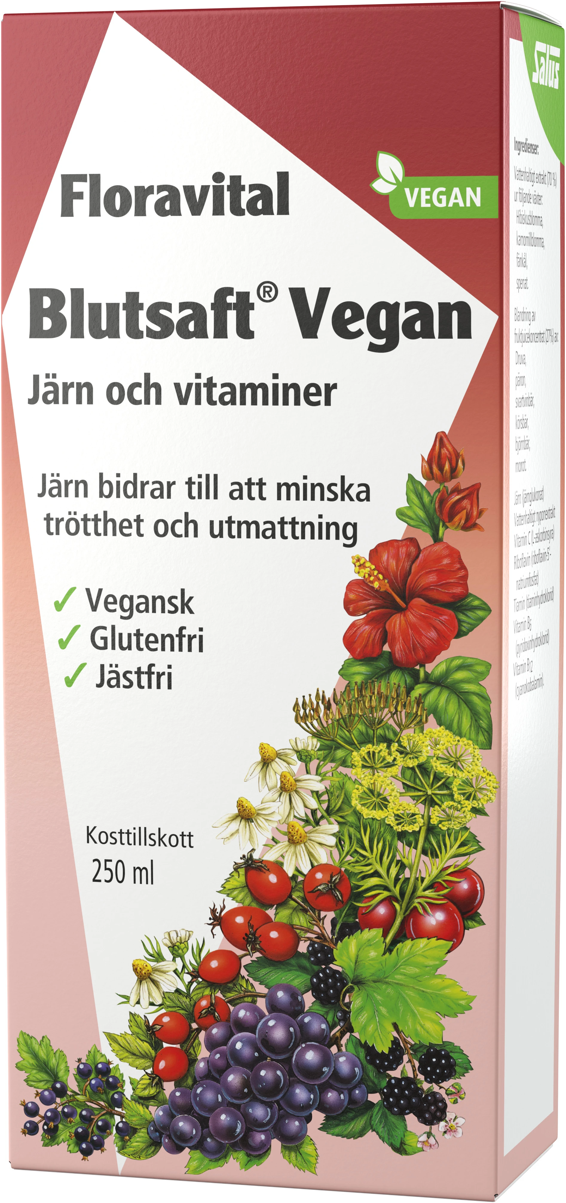 Blutsaft Vegan 250 ml - Järn