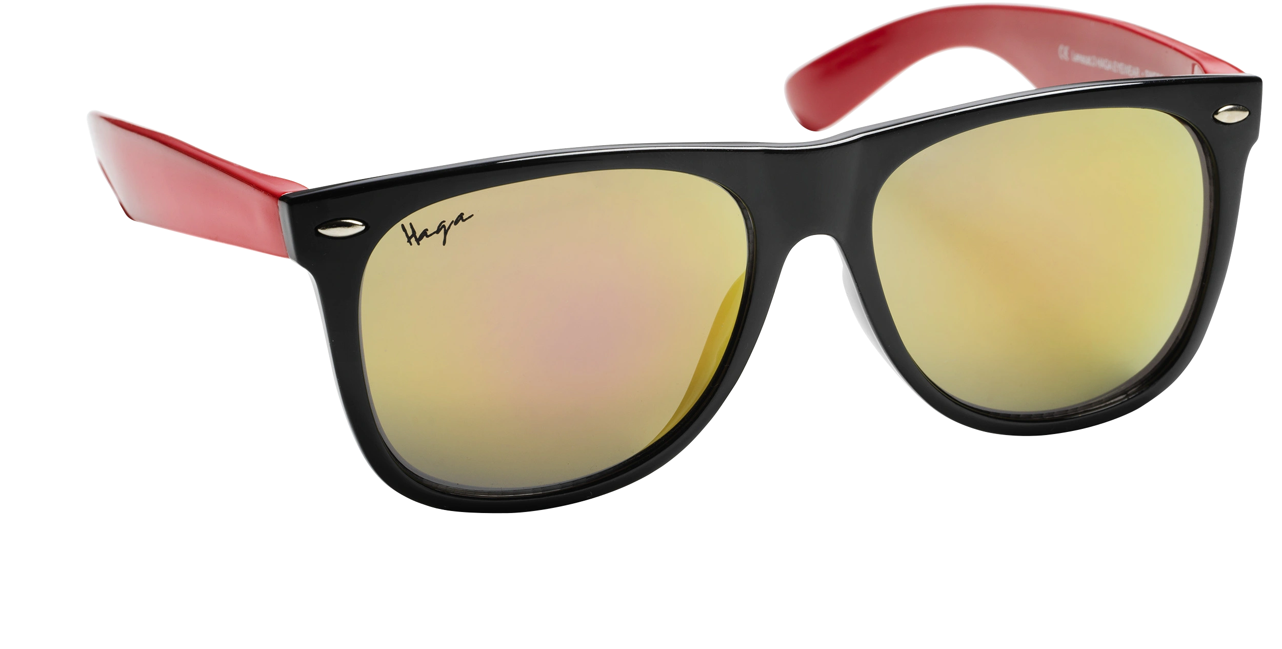 Haga Eyewear Barnsolglas Trixie Black/Red Mirror Lens 1par - Solglasögon för barn & bebis