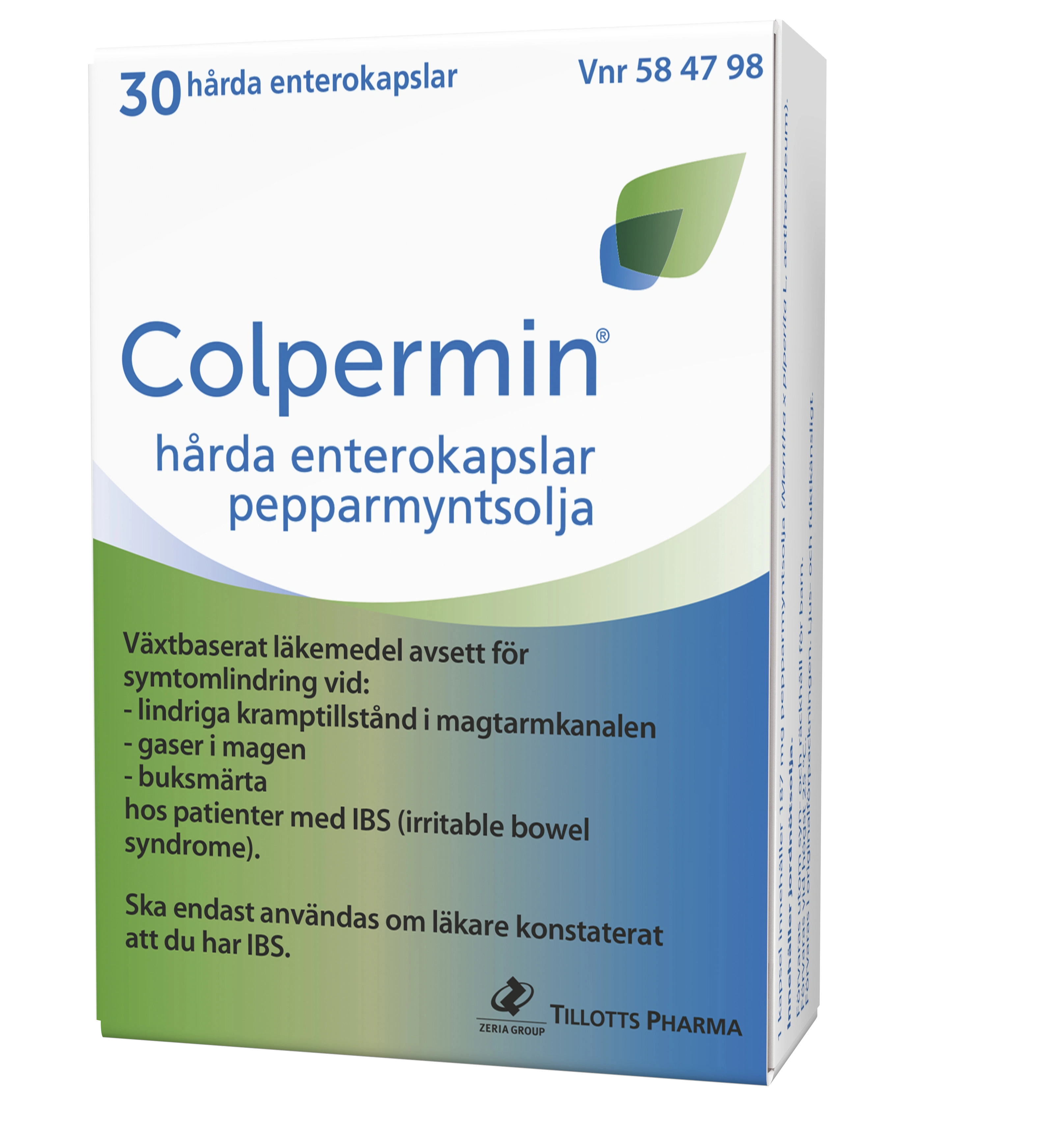 Colpermin Enterokapsel, hård Blister, 30kapslar - Ibs-tabletter