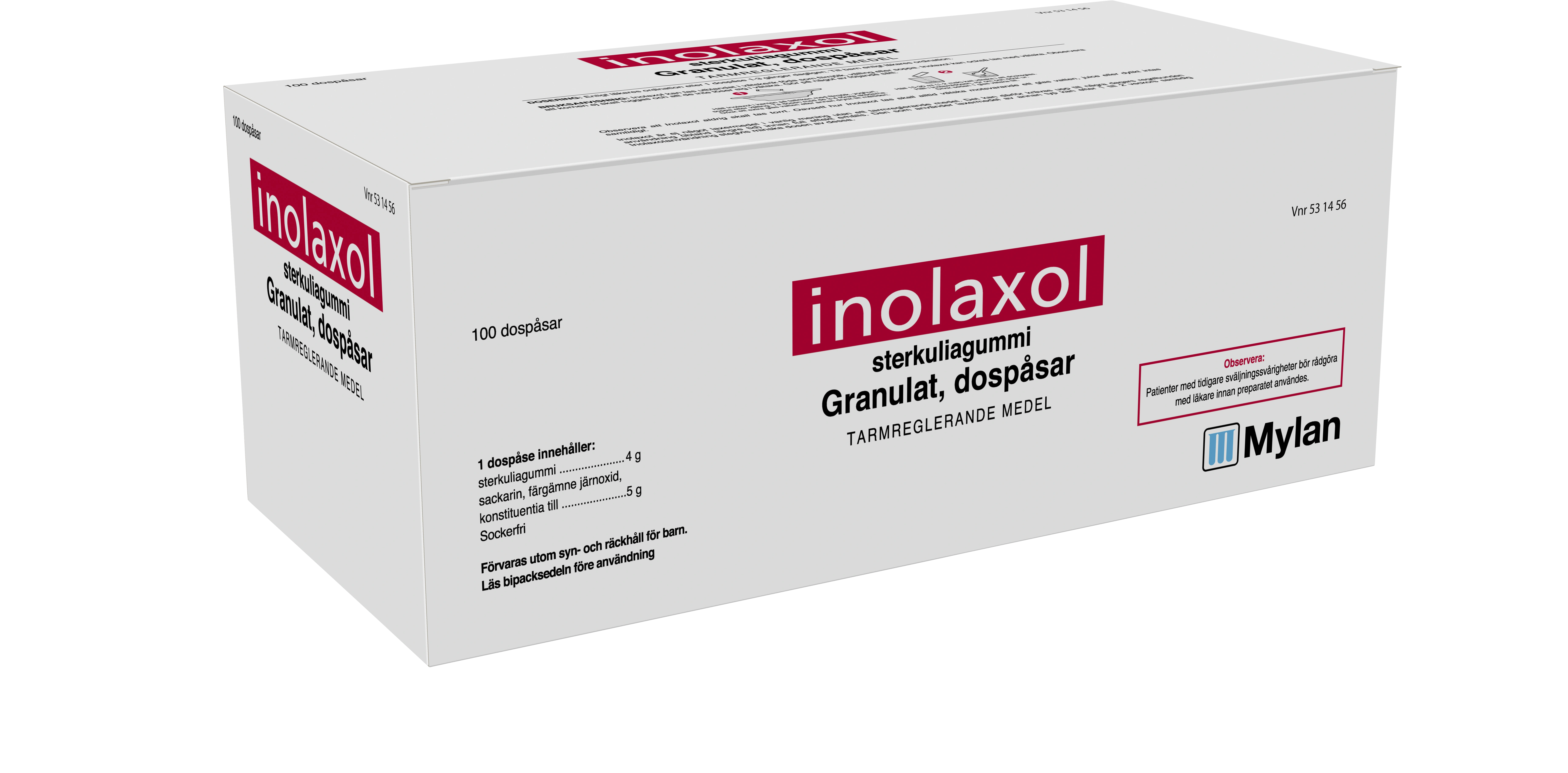 Inolaxol Granulat i dospåse Dospåsar, 100st - Diarré & magsjuka