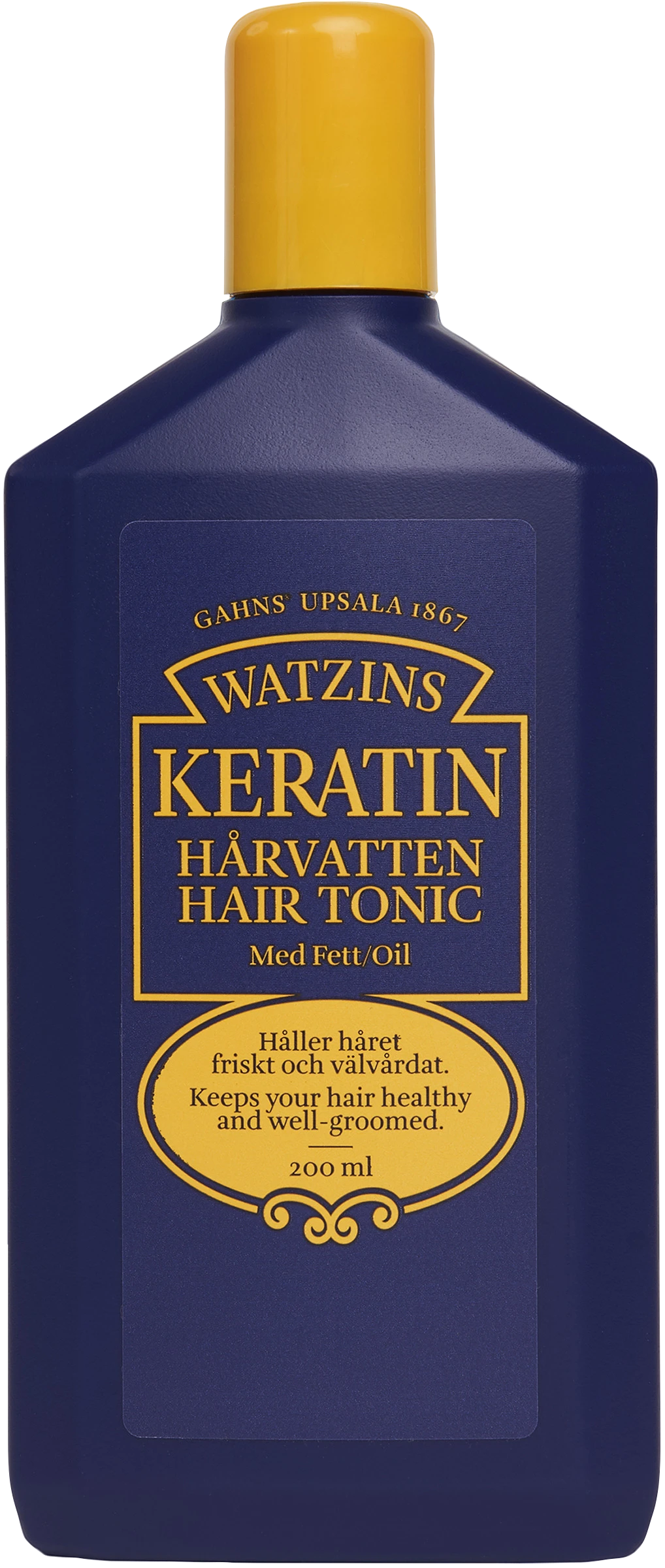 Gahns Keratin Hårvatten med Fett 200 ml - Hårolja utan silikon