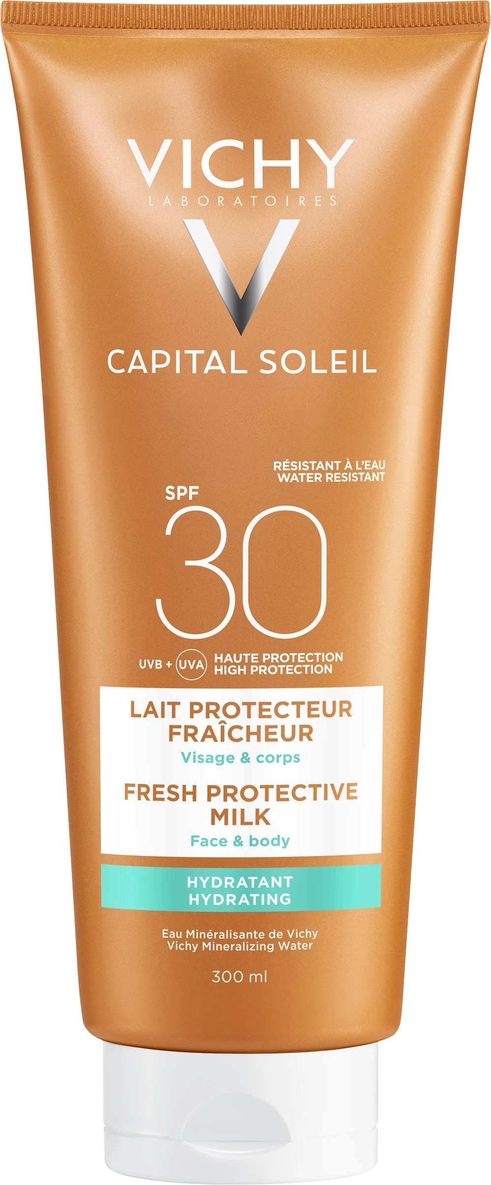 Vichy Capital Soleil Protective Milk SPF30 300 ml - Solskydd ansikte