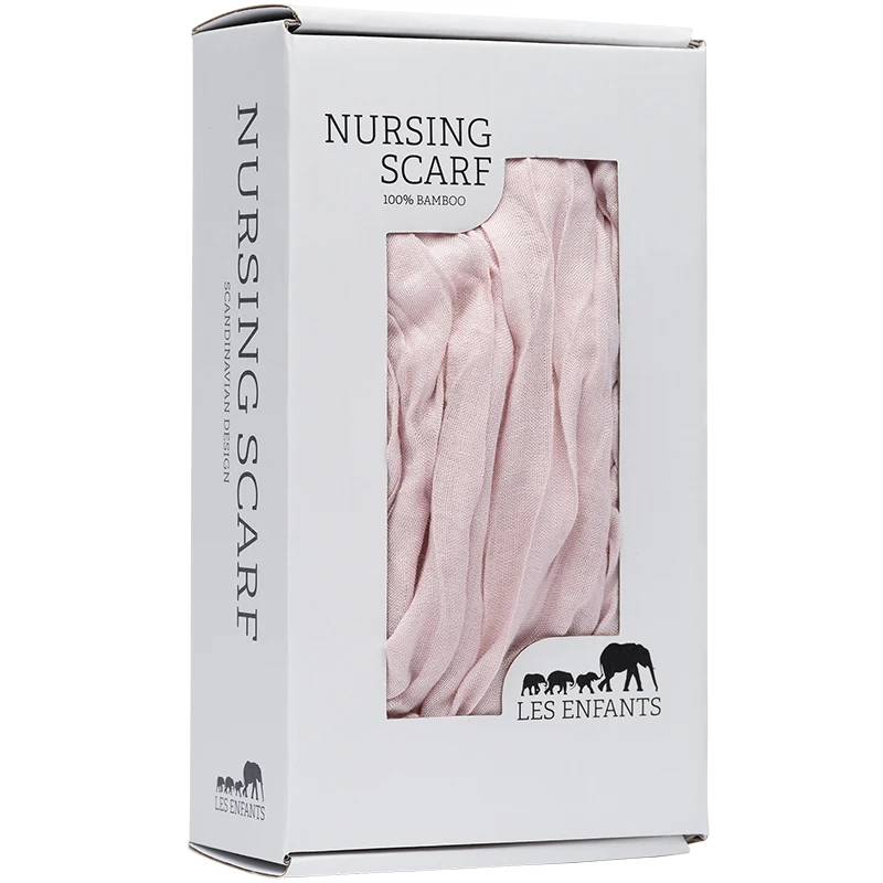 Les Enfants Nursing Scarf Rosa - Baby shower