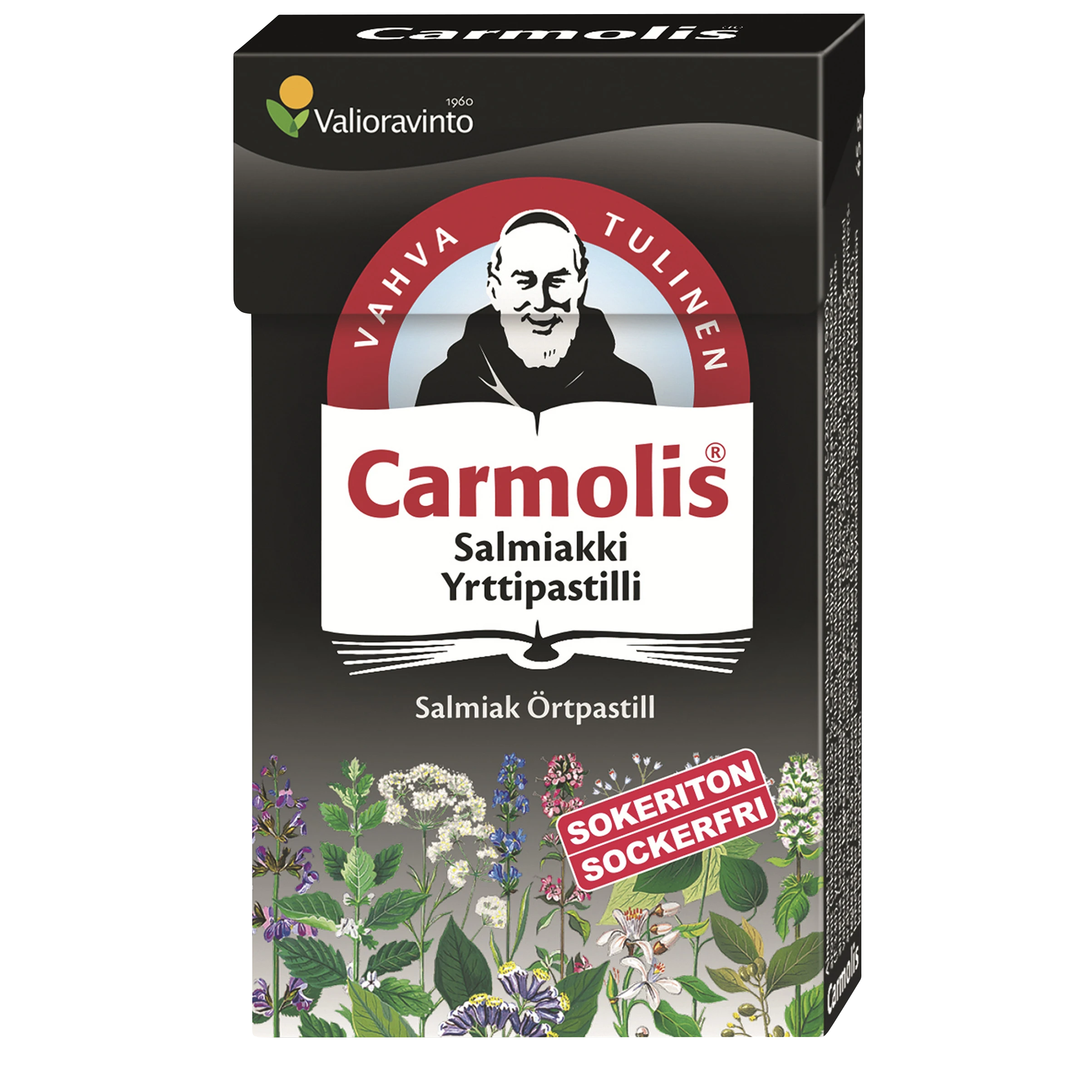 Carmolis Örtpastill Salmiak 45 g - Halstabletter