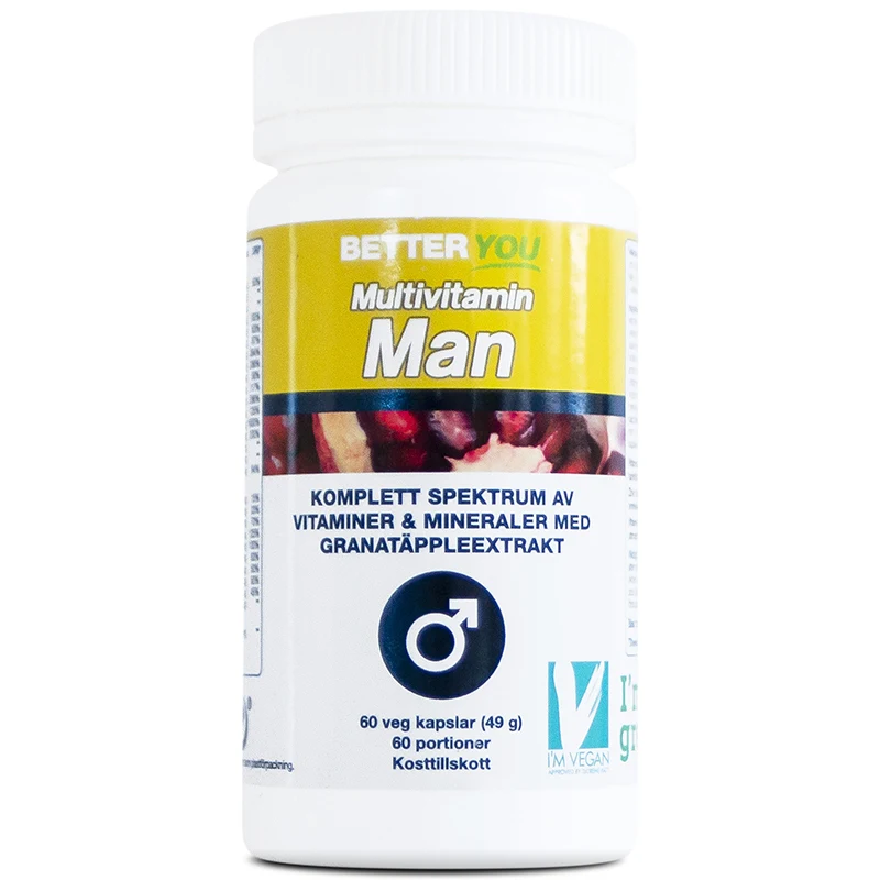 Better You Multivitamin Man 60 kapslar - Multivitamin