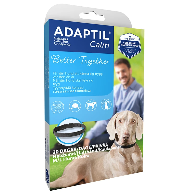 Adaptil Calm On-the-go Halsband M/L - Rädsla & oro hos hund