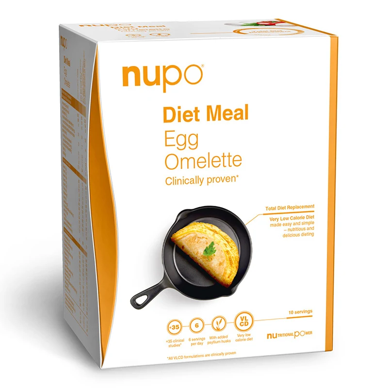 Nupo Diet Meal Egg Omelette 10 portioner - Måltidsersättning