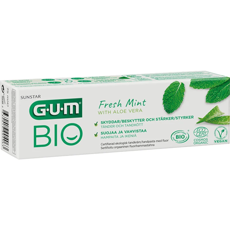 GUM BIO Fluortandkräm - Tandkräm