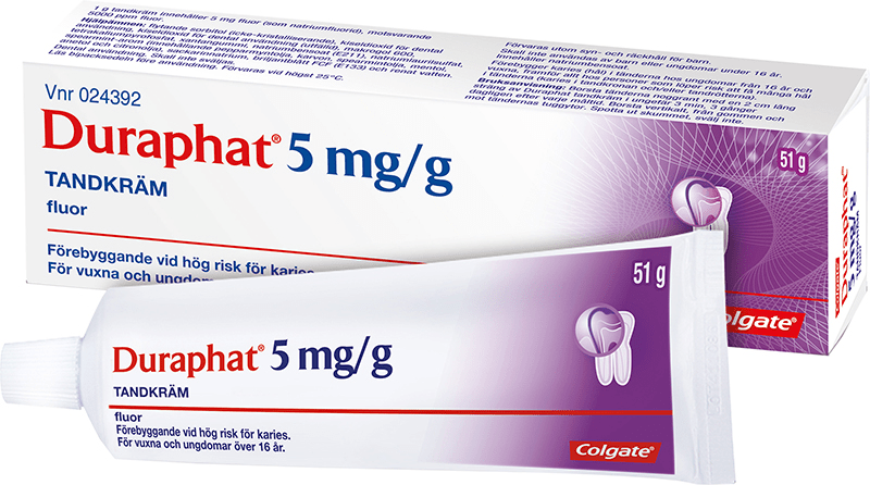 Duraphat tandkräm 5 mg/g 51 g - Kariesförebyggande