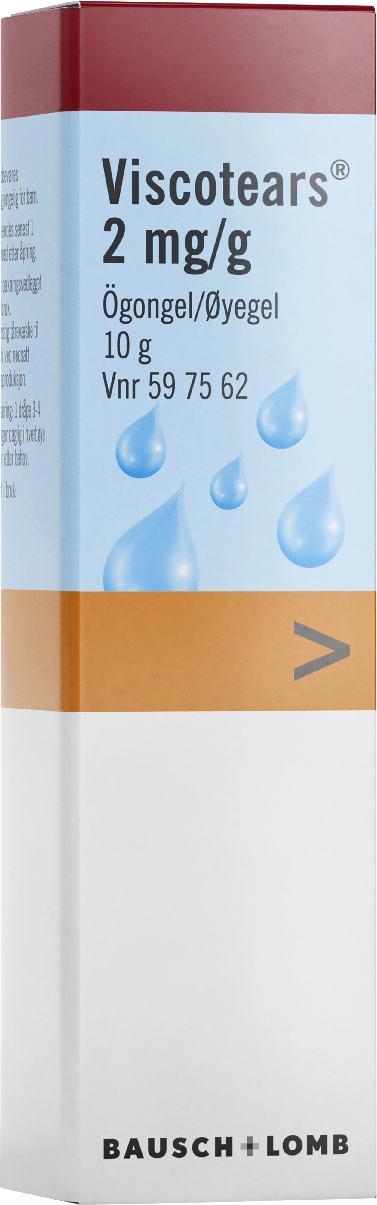 Viscotears ögongel 2 mg/g 10 g - Ögondroppar för torra ögon