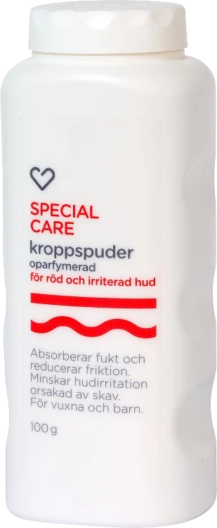 Hjärtats Special Care Kroppspuder Oparfymerat 100 g - Babyrumpor & röda stjärtar