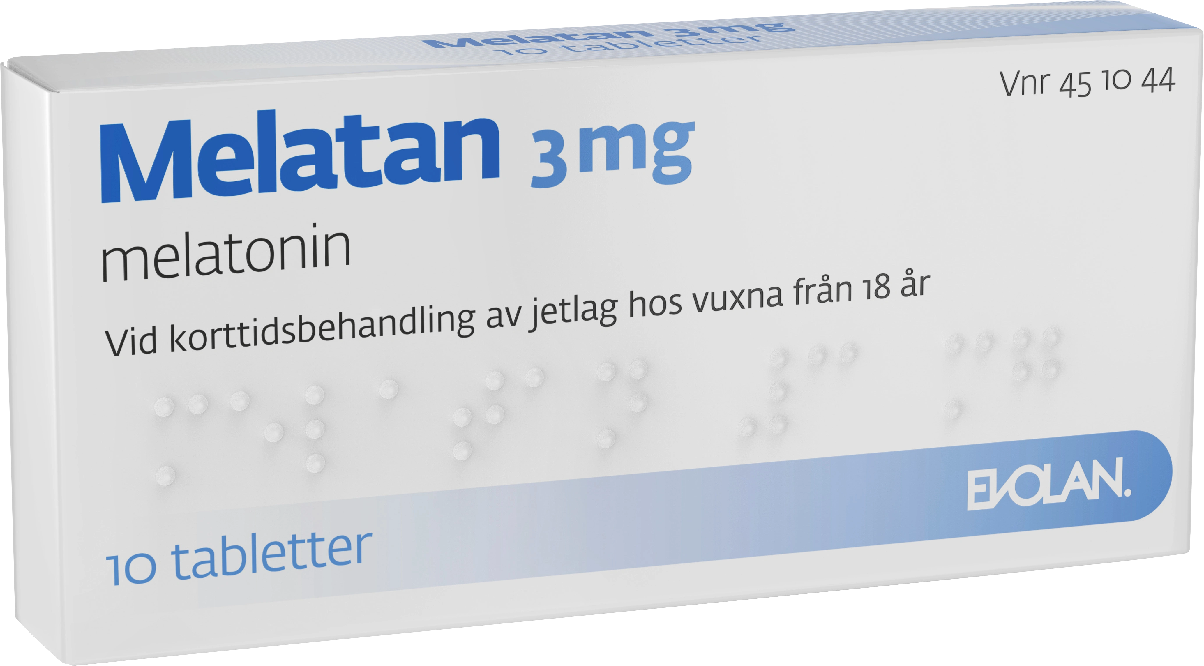 Melatan 3mg Blister 10 tabletter - Insomningstabletter