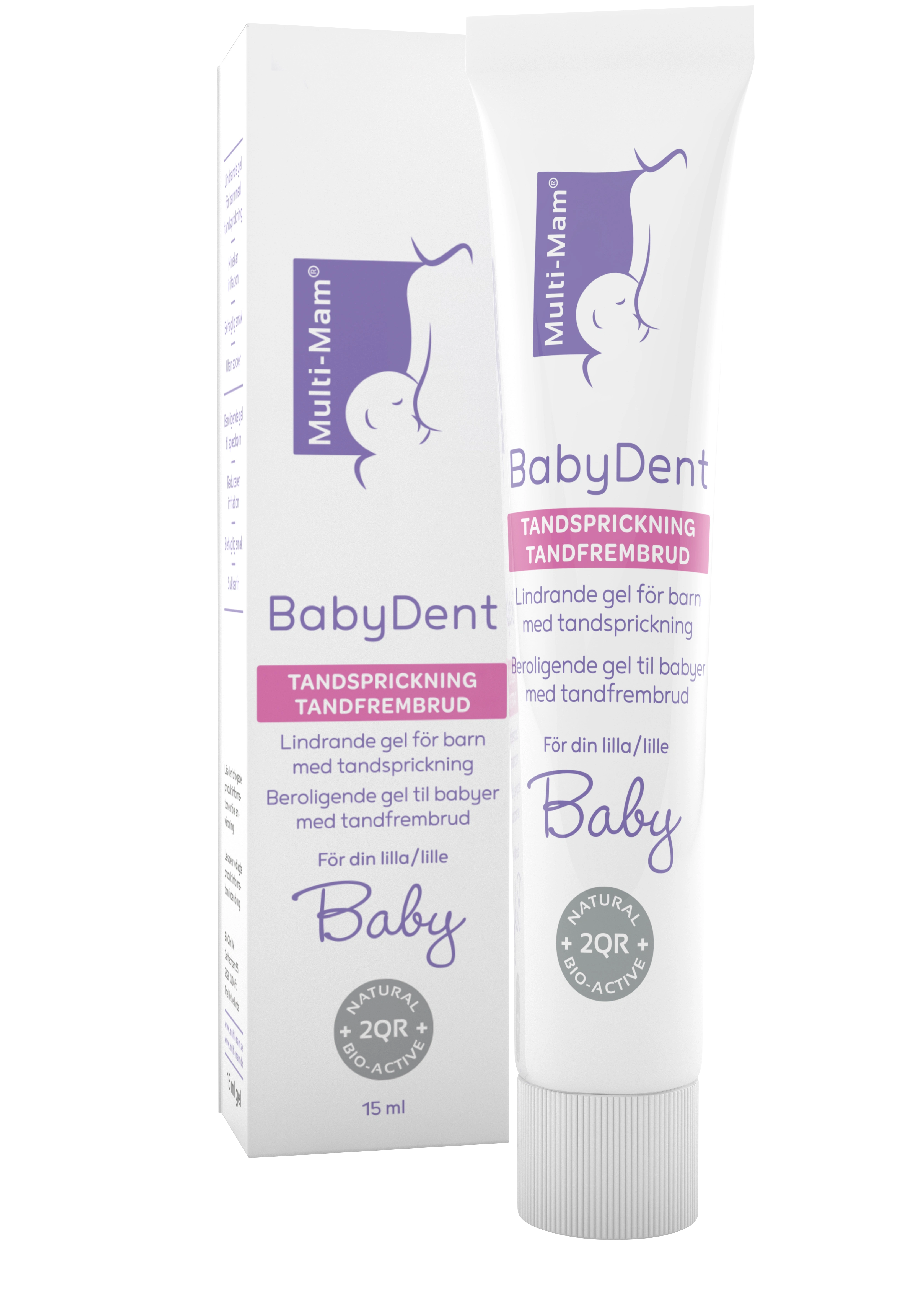Multi-Mam BabyDent Gel Tandsprickning 15 ml - Tandsprickning