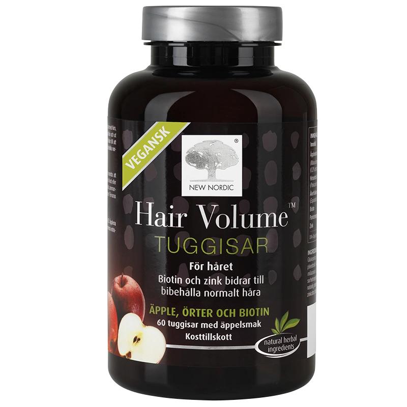 New Nordic Hair Volume Tuggisar 60 st - Kosttillskott för hår, hud & naglar