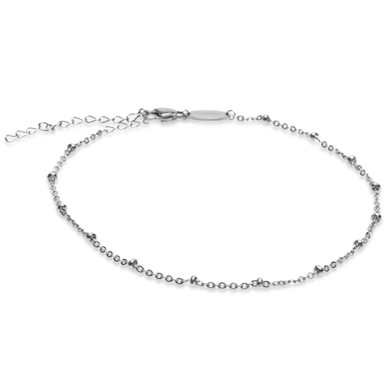 Blomdahl Fotlänk Silvery Ball 2,5 mm - Hudvänliga smycken