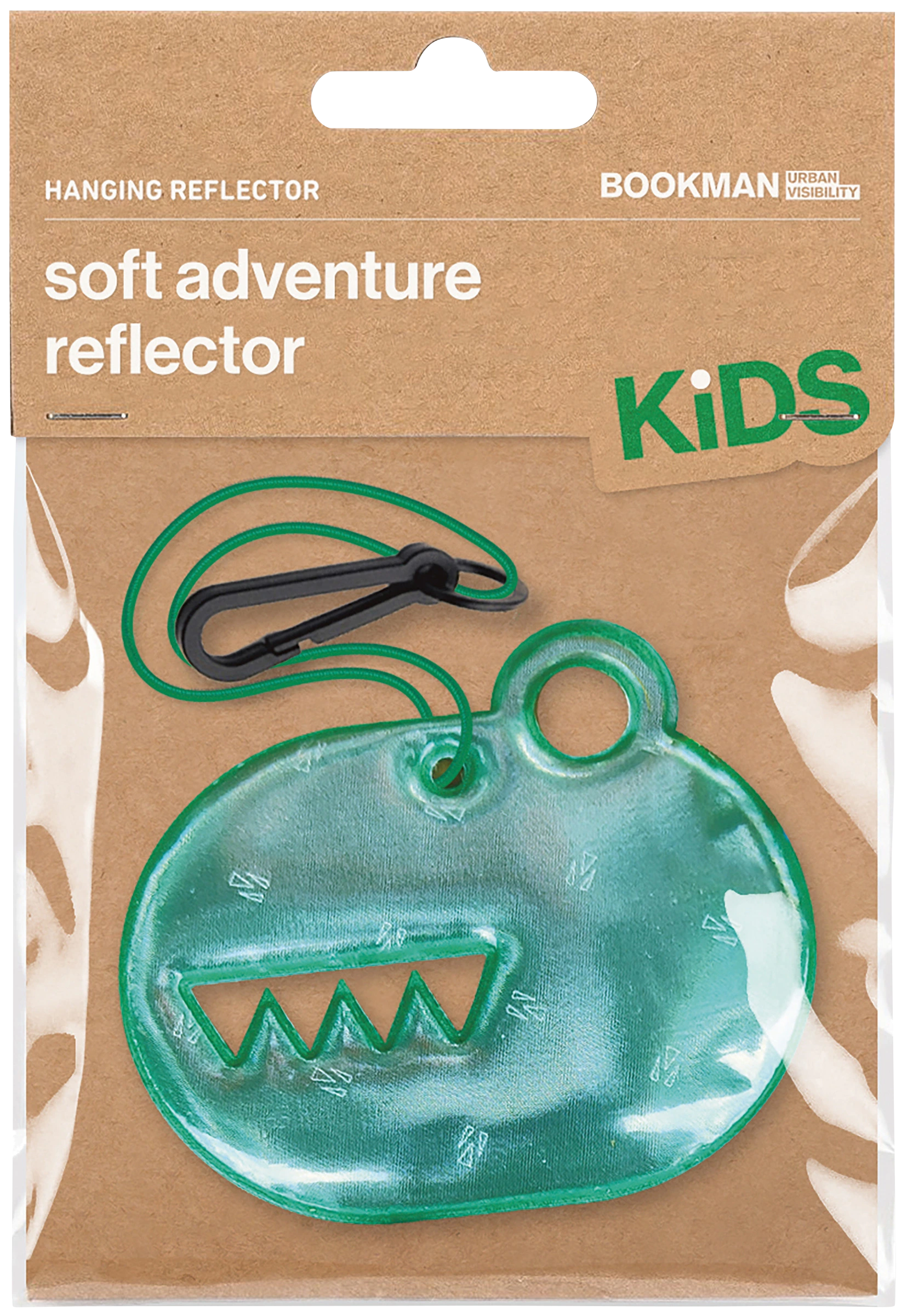 Bookman Hanging Reflector Dinosaur Green - Reflexer