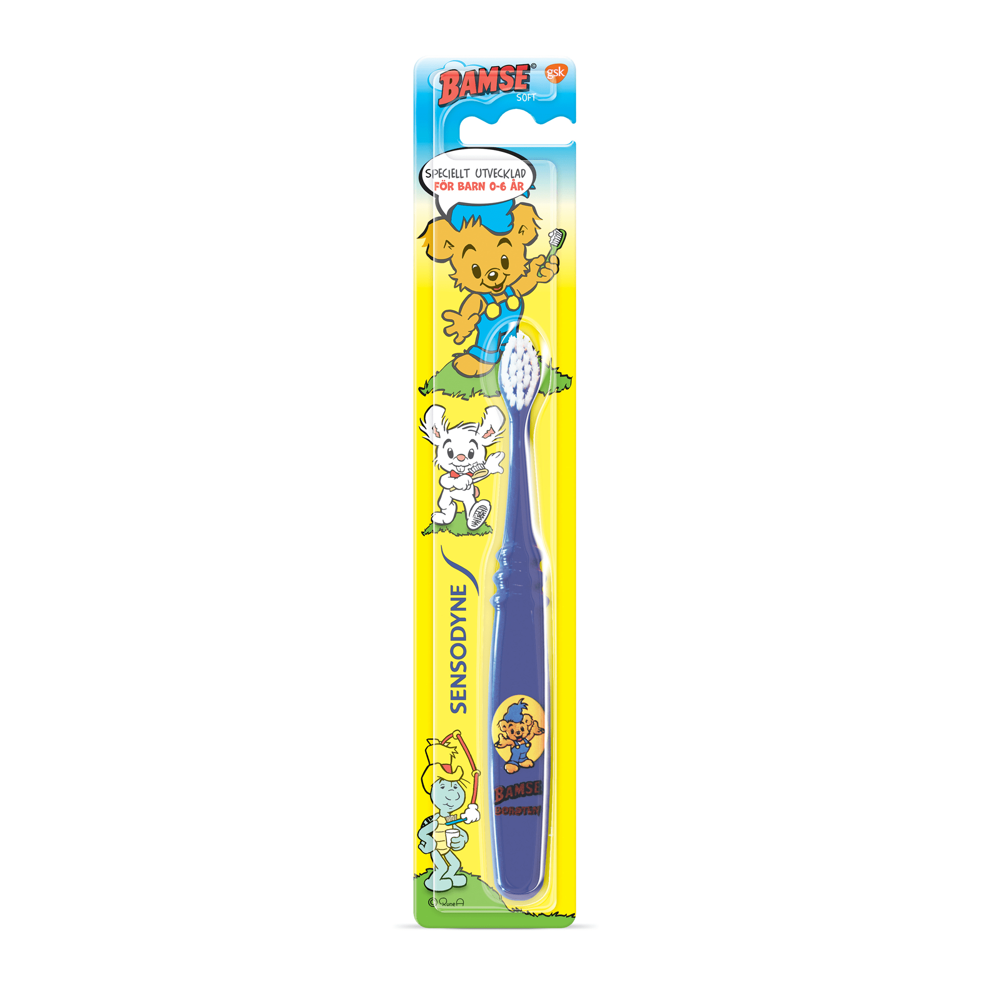Sensodyne Bamse barntandborste mjuk 0-6 år 1 st - Tandborstar för barn & bebis