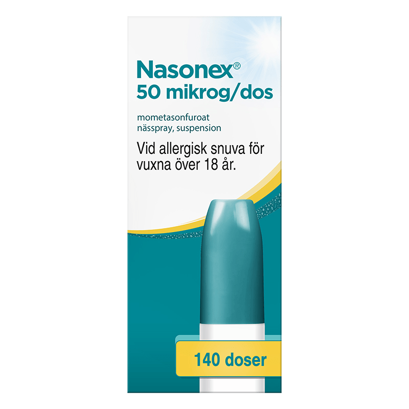 nässpray suspension 50 mikrogram/dos 140 doser
