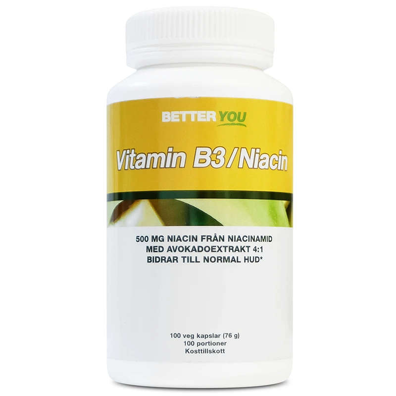 Better You Vitamin B3 / Niacin 100 kapslar - B-vitamin