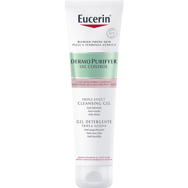 Eucerin DermoPurifyer Triple Effect Cleansing Gel 150ml - Ansiktsrengöring