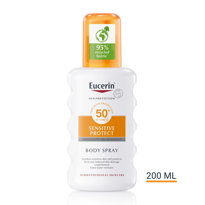 Eucerin Sensitive Protect Sun Spray SPF50+ 200 ml - Solskydd kropp